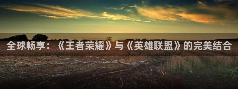 bbin视讯官网分红：全球畅享：《王者荣耀》与《英雄联盟》的完美结合