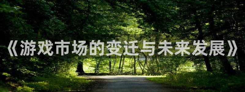 bbin视讯官网注册平台官网下载：《游戏市场的变迁与未来发展》