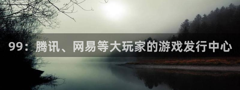 广州bbin视讯网络科技有限公司：99：腾讯、网易等大玩家的游戏发行中心
